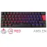 Teclado Gamer Ducky Mecha Mini RGB Cherry Red