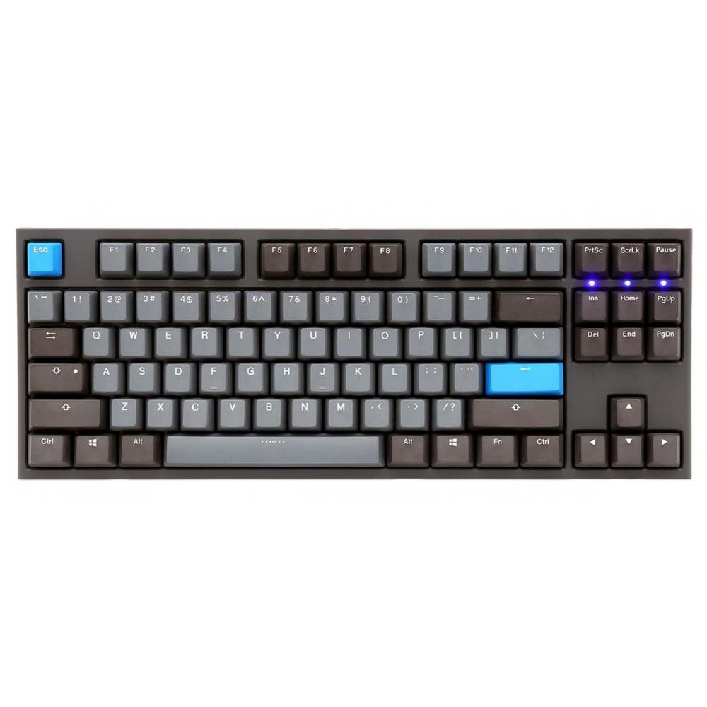 Teclado mecanico ducky one 2 tkl skyline teclas gris oscuro interruptor rojo ing