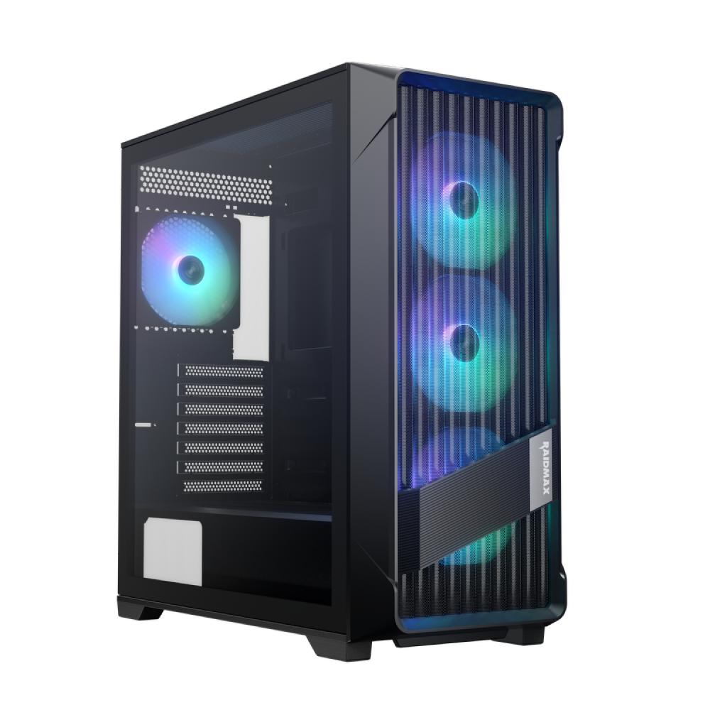 Gabinete Gamer Raidmax Meshian X603 Lite Black 4 Ventiladores Argb