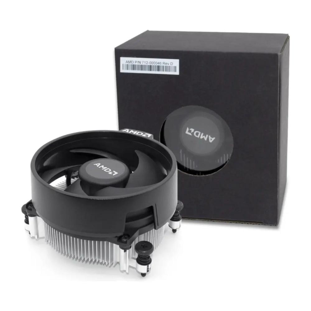 Cooler cpu amd wraith stealth am4 65w ventilador 92mm negro