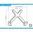 SOPORTE INTELAID PORTA NOTEBOOK ERGONOM 11 A 17 MAK 8K IT-DST