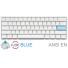 Teclado gamer ducky one 2 mini pure white blanco rgb cherry blue rgb double shot