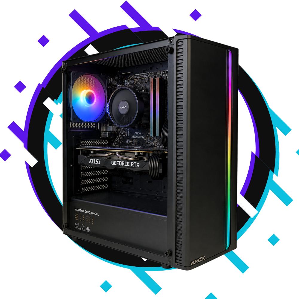 PC GAMER HYPER A4 - AMD RYZEN 7 5700 + 16GB RAM + 960GB SSD + RX 9060XT
