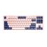 Teclado mecanico ducky one 3 tkl fuji color rosa y azul marino