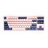 Teclado mecanico ducky one 3 tkl fuji color rosa y azul marino