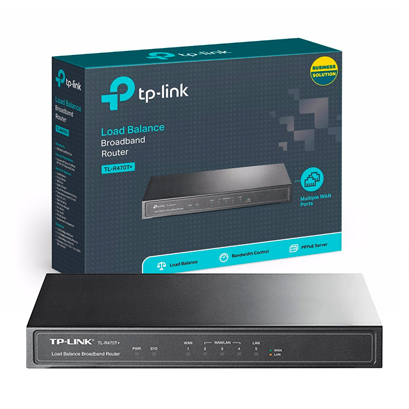 Router TP-Link Inalambrico Multi Wan TL-R470T+