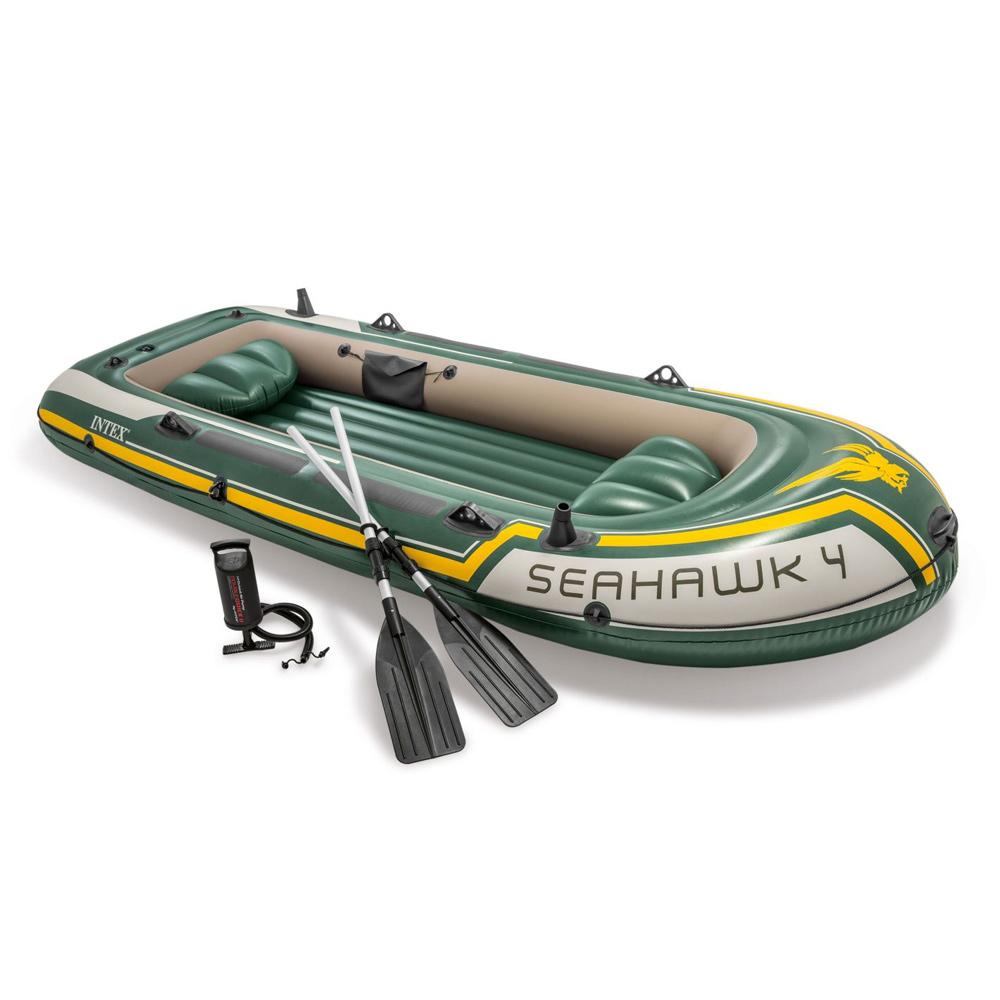 Bote Gomón Inflable Intex Seahawk 4 Set 19591/9