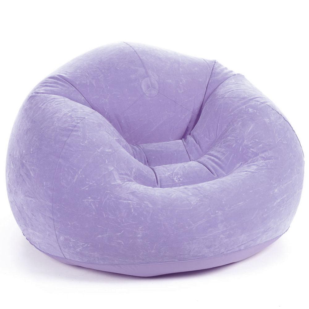 Sillon Puf Inflable Intex + Inflador
