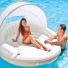 Colchoneta Inflable Intex con Toldo 23813/5