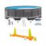 Combo Intex - Pileta Estructural Prisma Frame 19156 Lts + Red de Voley 24392/4