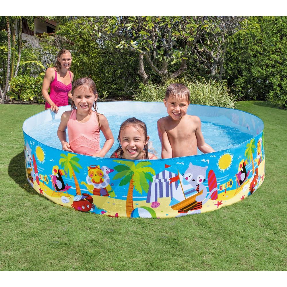 PILETA RIGIDA INTEX PATITOS  122 X 25 CM  58477 25620/1