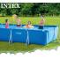 Pileta Estructural Rectangular INTEX 450 x 220 x 84 Cm 7127L C/Bomba 25343/5