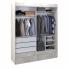 Placard CORSA Ropero Vestidor 2 Puertas 180x220 Blanco