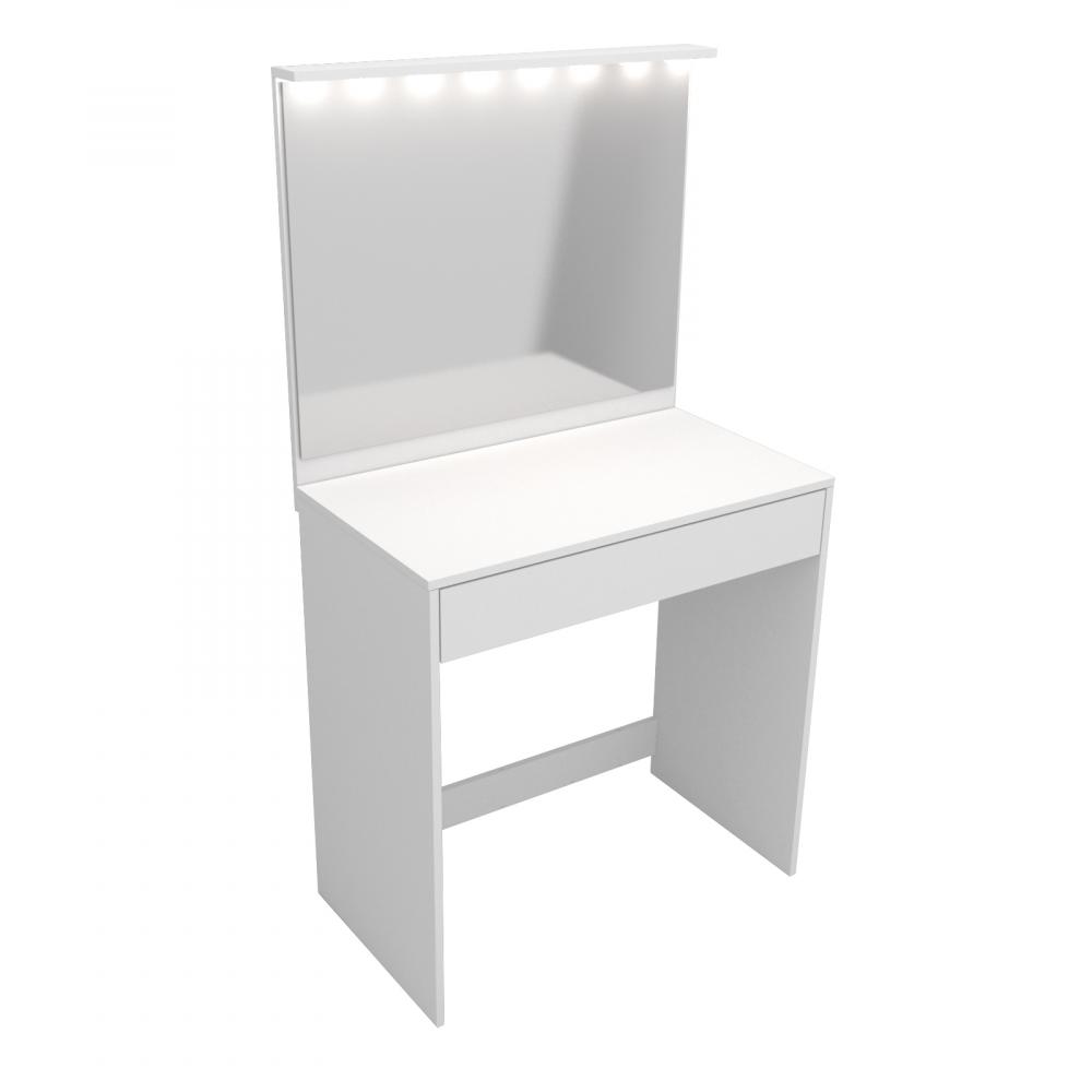Tocador Maquillador CORSA  con Espejo y Luz Led Blanco