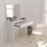 Tocador Maquillador CORSA  con Espejo y Luz Led Blanco