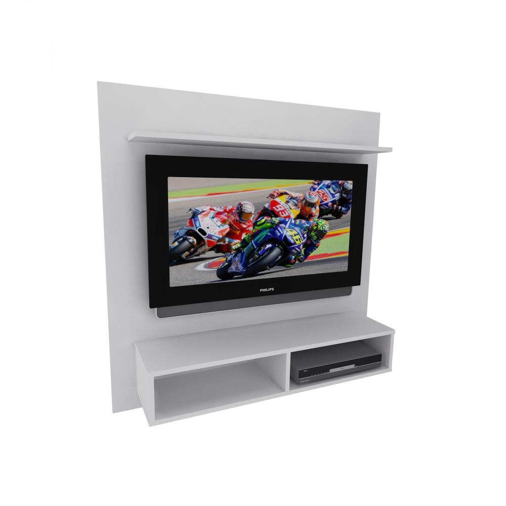 Panel para TV con Estante CORSA  Blanco