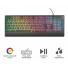 Teclado Gamer Led Trust Ziva Español
