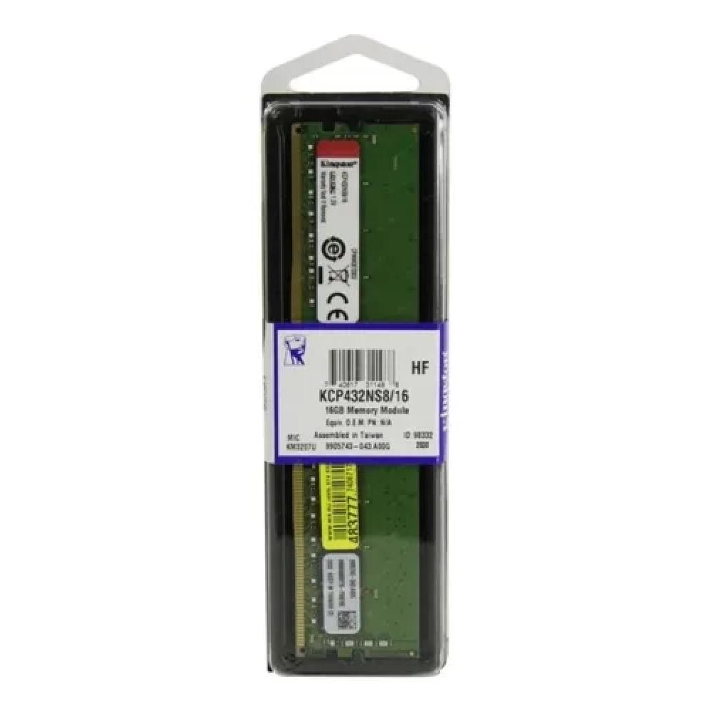 Memoria Ram 16Gb Ddr4 Dimm No Ecc Kingston
