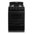 Cocina Escorial Candor S2 Negra Gas Natural Puerta Con Visor