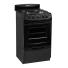 Cocina Escorial Candor S2 Negra Gas Natural Puerta Con Visor