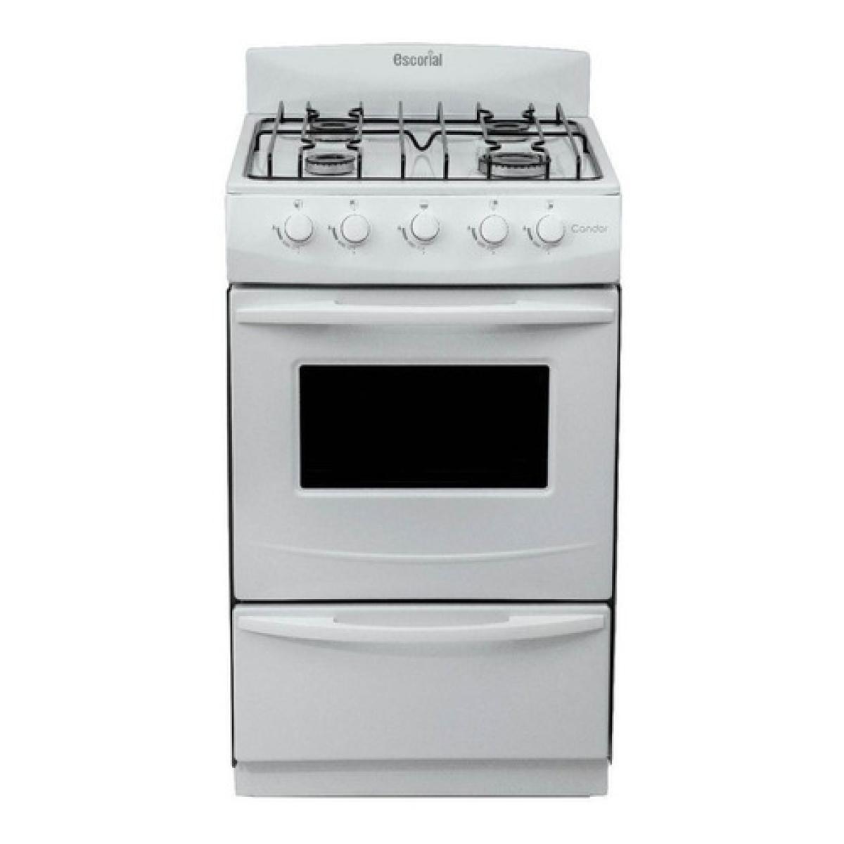 Cocina Escorial Candor S2 Blanca Gas Natural Puerta Con Visor