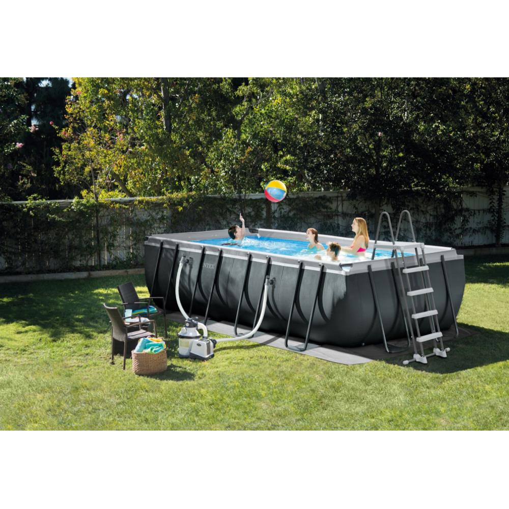 Pileta De Lona Rectangular INTEX Ultra Xtr 549 x 274 x 132 Cm C/Bomba + Acces 25