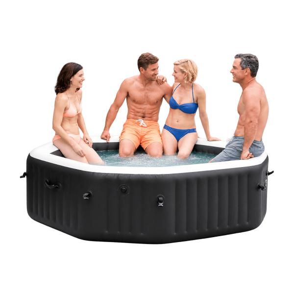 Spa Jacuzzi Octogonal Deluxe con burbujas y jets