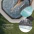 Spa Jacuzzi Intex Deluxe Octogonal 4 Personas 201x71 cm