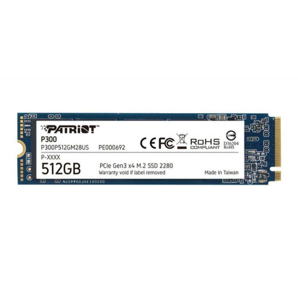 Disco Solido Ssd Patriot P300 512gb M.2 Pcle Gen 3x4 Nvme