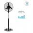 Ventilador De Pie Liliana Negro 3 Palas 18 Diametro
