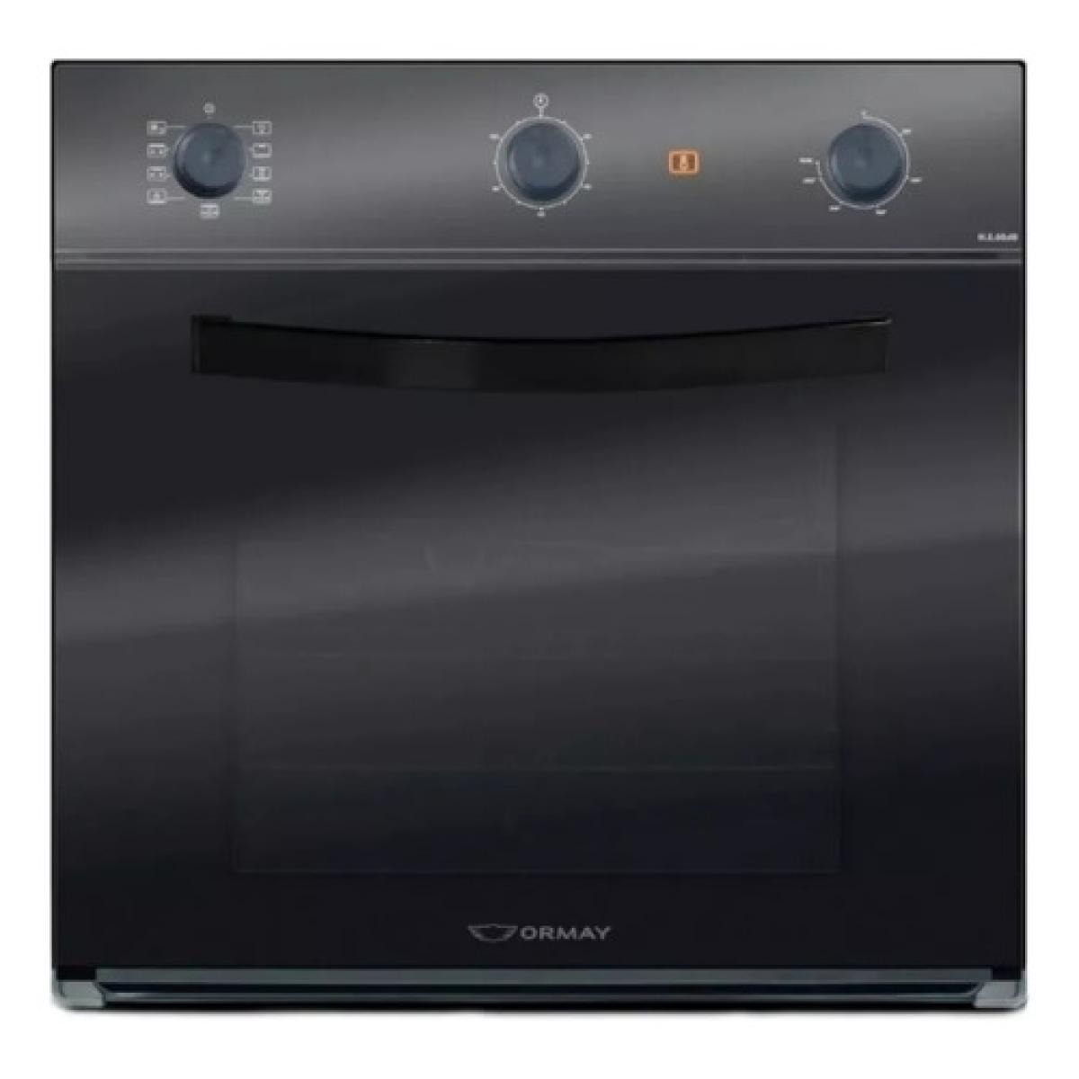 Horno Electrico Ormay Empotrable 60lts Negro