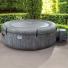 Spa Jacuzzi inflable INTEX Burbuja terapia madera gris 196 X 71CM 25061/4