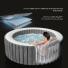 Spa Jacuzzi Inflable Intex Greywood Deluxe 4 Personas 196x71 cm