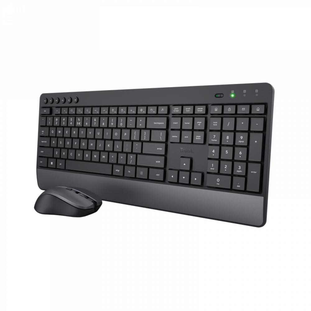 Kit Teclado y Mouse Trust Trezo Inalambrico ECO ES