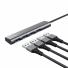 Hub USB Trust Halyx USB-C a Puertos USB-A 3.2 Gen1 Aluminio