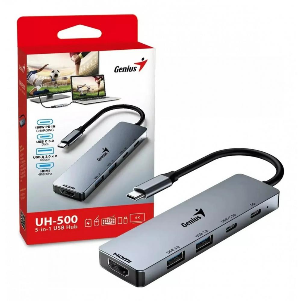 Hub Genius USB-C HDMI 4K/60Hz PD-100W