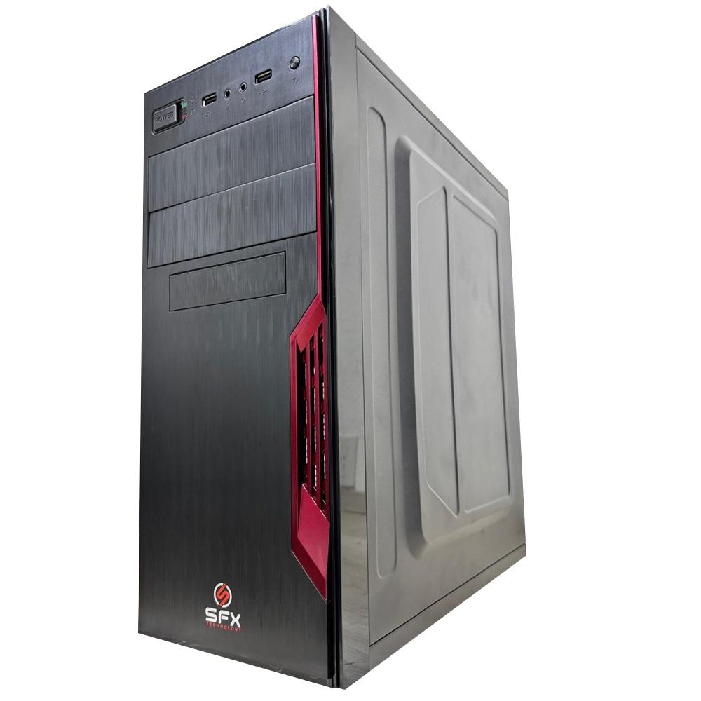 Gabinete SFX Kit 783 Teclado/Mouse Fuente 500w Color Negro