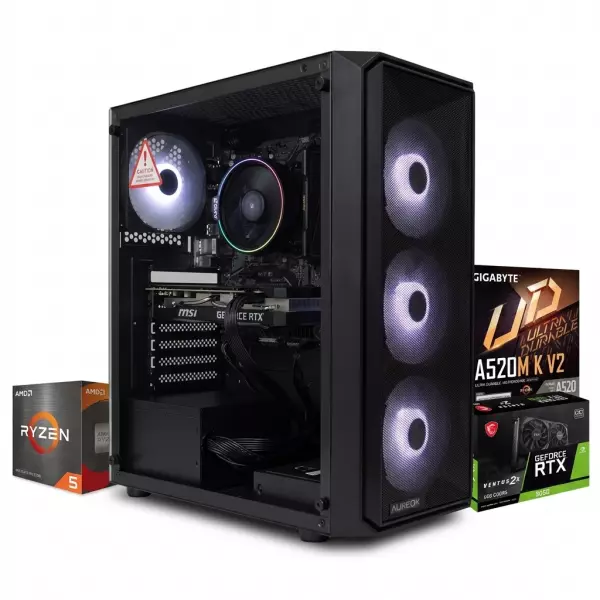 PC Necxus Gamer Ryzen 5 4500 con RTX 3050 6GB, nivel Casual