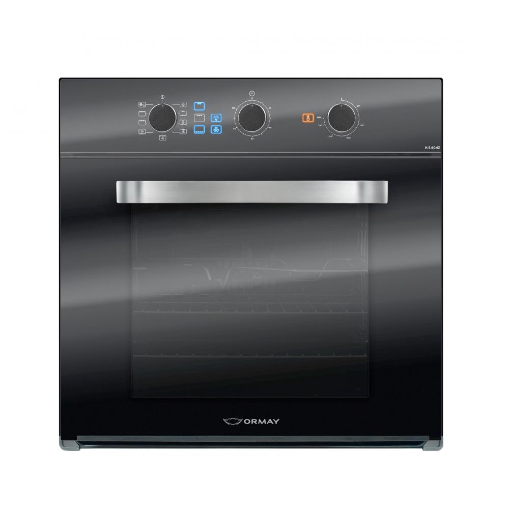 Horno Eléctrico Empotrable Ormay 60 Lts. Negro con Grill
