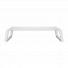 Soporte trust monitor vidrio stand white