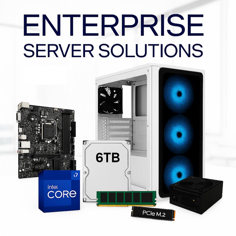 Pc Necxus Server Core i7 12700 16GB DDR5 500GB SSD + 2x6 TB NAS