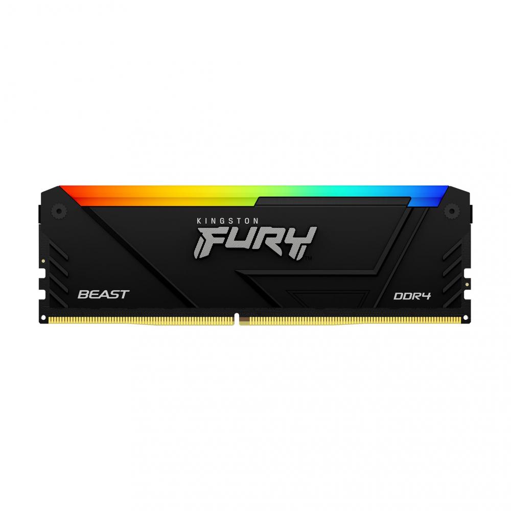 Memoria ram kingston 8gb ddr4 3600mhz fury beast rgb