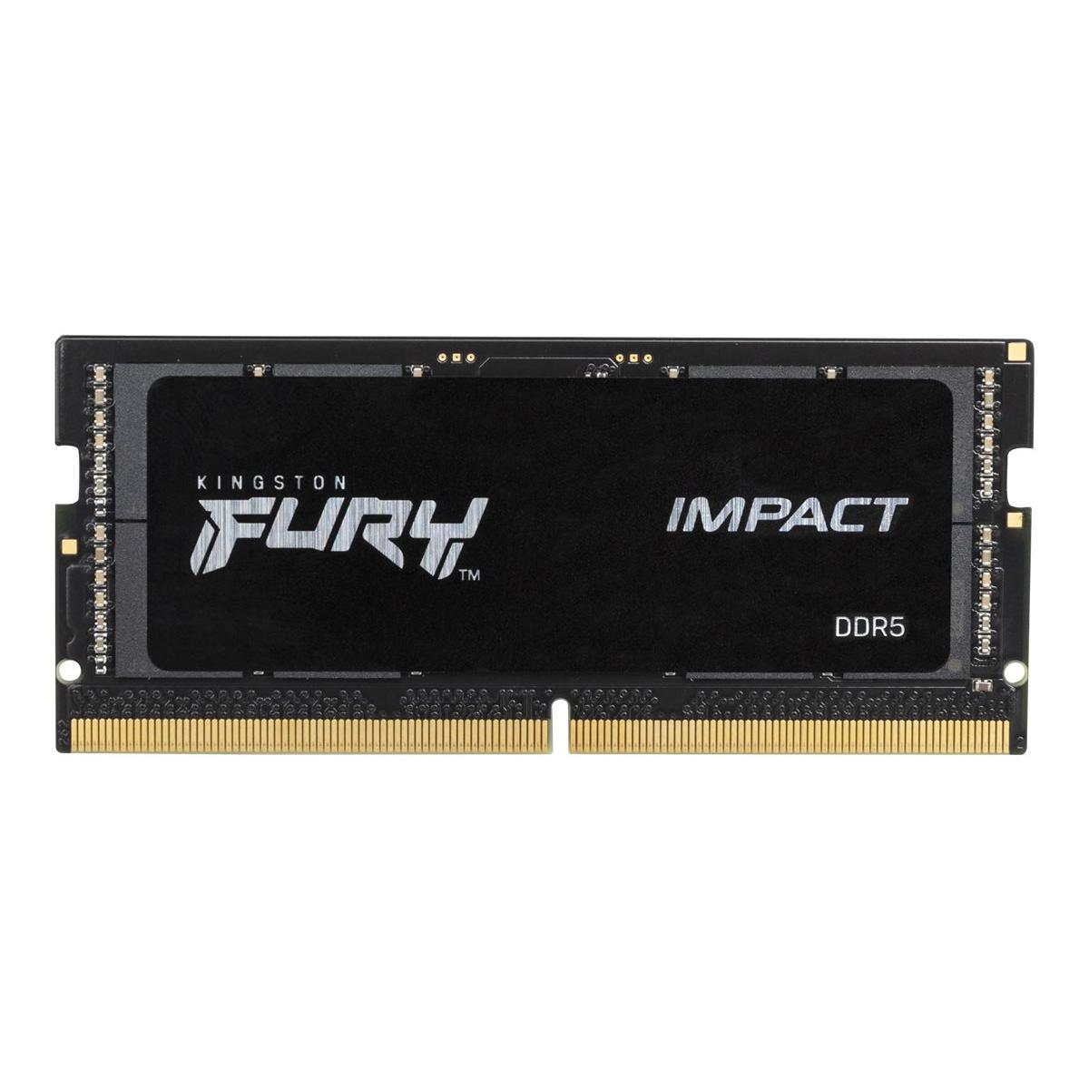 Memoria ram kingston 16gb ddr5 5600mhz fury impact sodimm