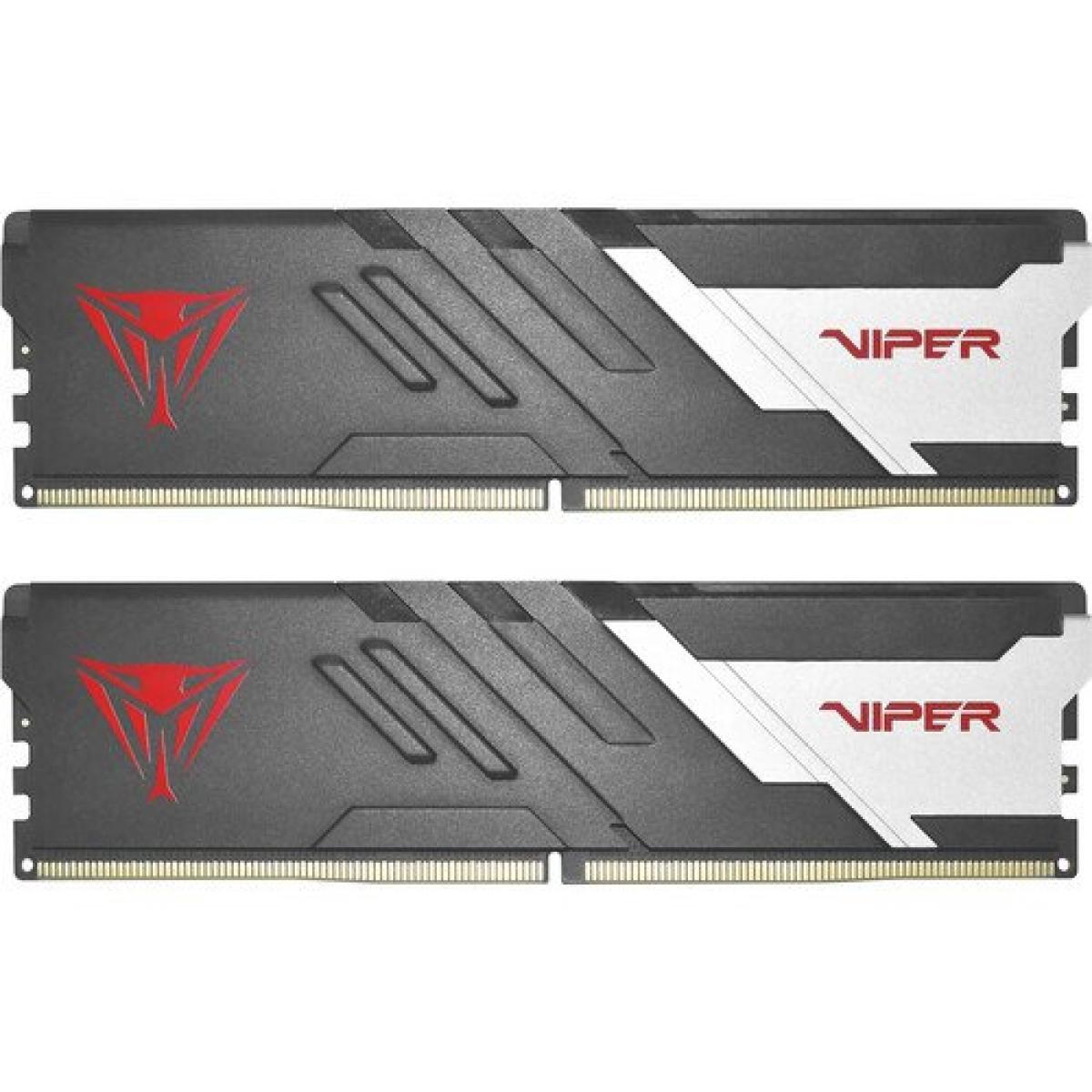 Memoria patriot viper venom ddr5 32gb 7400 mhz cl36 blk/sir hs dual kit pe000897