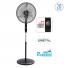 Liliana ventilador pie 20 parrilla crom aspas metal vpc20b