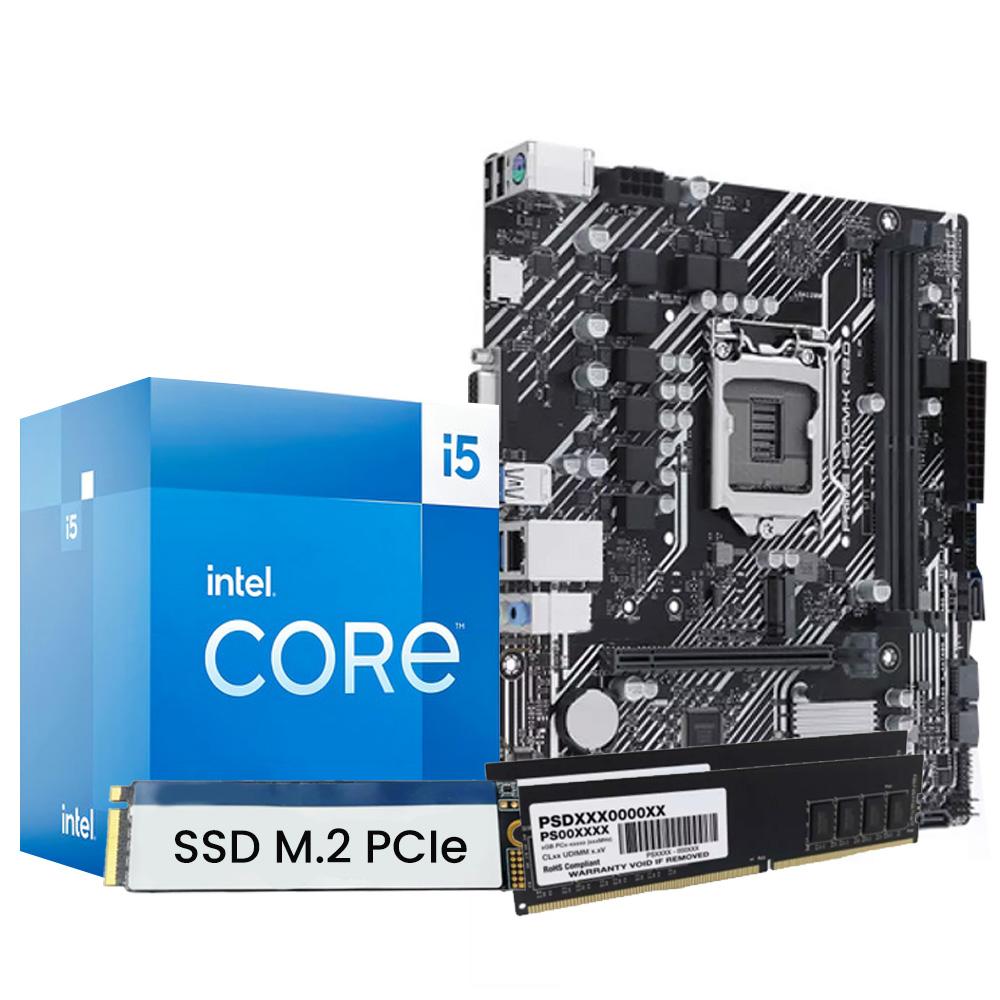 Combo Actualizacion PC: Mother H610M K + Core I3 12100 + 16Gb + SSD 512Gb