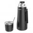 Termo Electrico Peabody E-termo 1 Litro Mate Bombilla Color Negro