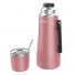 Termo Electrico Peabody E-termo 1 Litro Mate Bombilla Color Rosa