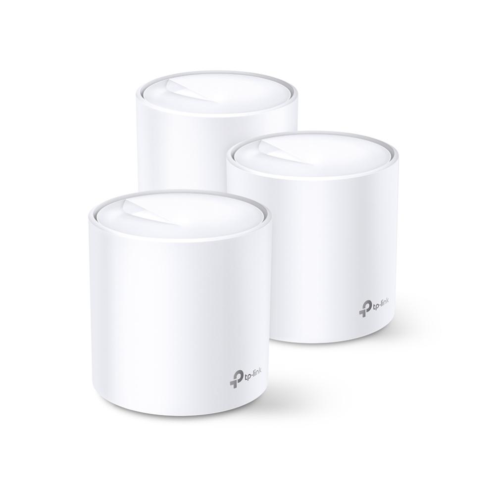 Access point MESH WIFI6 TP Link Deco X20 AX1800 blanco pack x 3 unidades