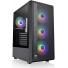 Gabinete thermaltake S200 plus tg ARGB black tempered glass